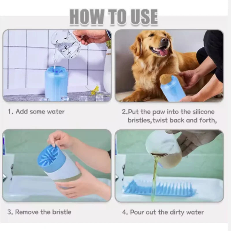 PawCleanse™ Ultra-Soft Silicone Paw Washer