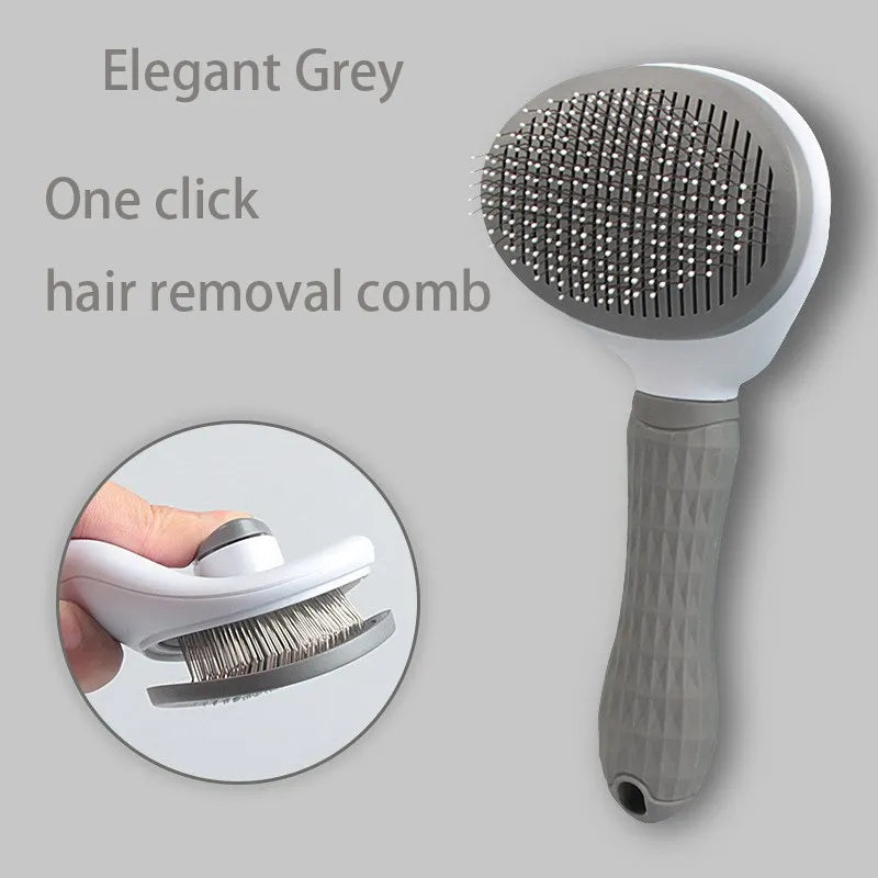 PurrFect™ One-Click Pet Deshedding Brush