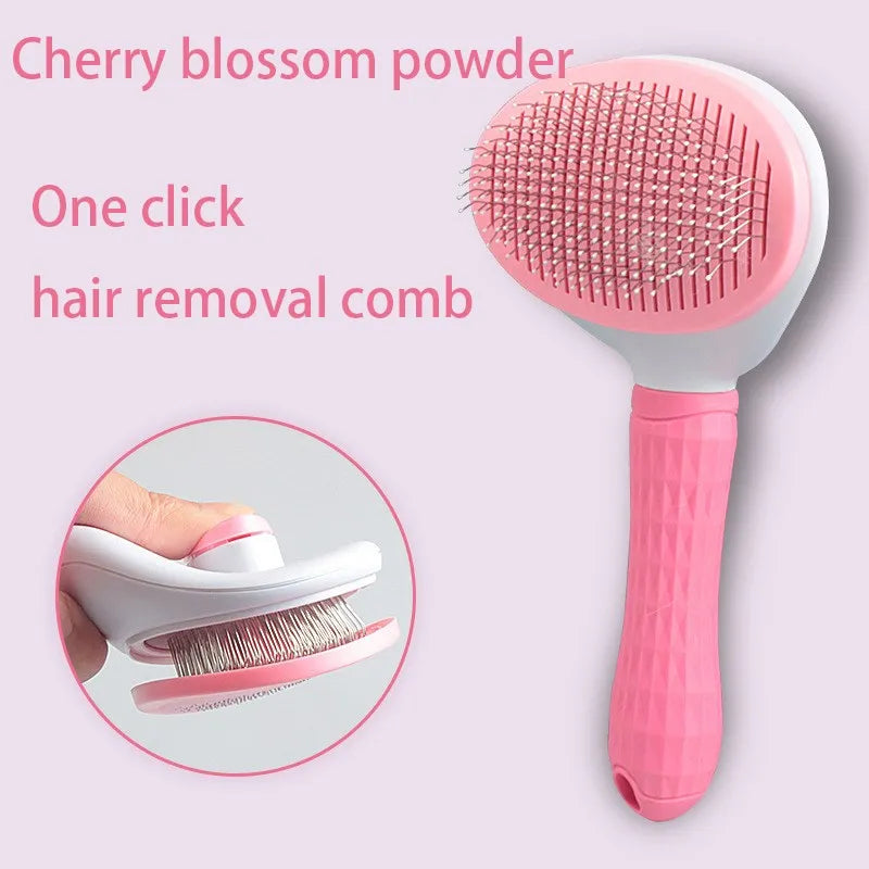 PurrFect™ One-Click Pet Deshedding Brush